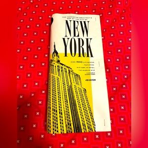 New (w/out tags) Kate Spade “Far From The Tree” NYC map clutch